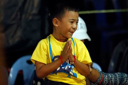 La alegría de los familiares