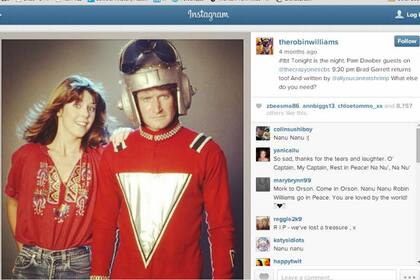 La alegría de Robin por volver a actuar con Pam