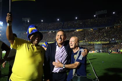 La alegría de Russo tras otra noche épica con Boca