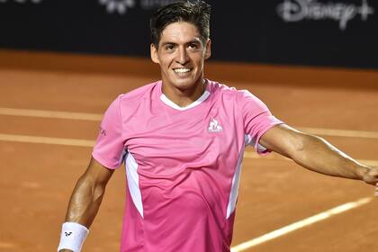 La alegría de Sebastián Báez al avanzar a las semifinales del Río Open