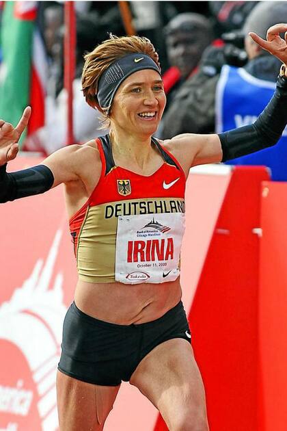 La alemana Irina Mikitenko, ganadora de Chicago, Londres y Berlín