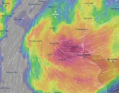 La alerta naranja rige para la Ciudad de Buenos Aires, el norte bonaerense, Santa Fe y Entre Ríos