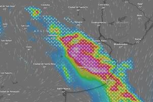 La alerta naranja sobre Buenos Aires seguirá hasta la medianoche de este domingo
