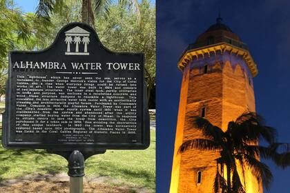 La Alhambra Water Tower se convirtió en un emblema de Coral Gables