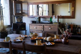 Un rancho ambientado en los años 40 en plena estepa santacruceña