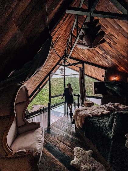 La ambientación de Boschetto es bien acogedora.