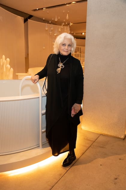 La ambientadora Gloria César