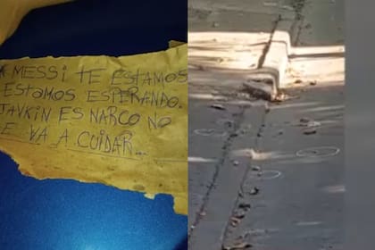 La amenaza a Messi y las vainas servidas fuera del supermercado de la familia de su esposa (Foto: Captura de video)