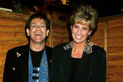 La amistad de Elton John y Diana Spencer era muy fuerte