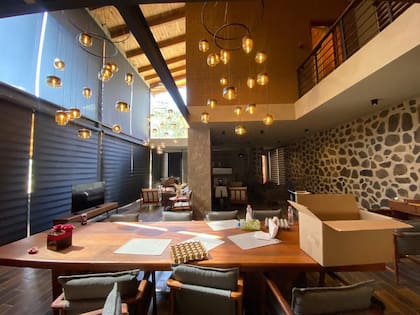 La amplia sala comedor