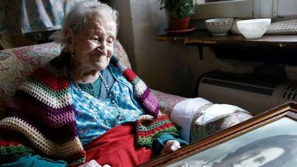 La anciana sigue una dieta muy particular