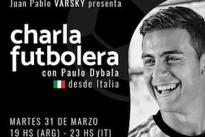 Coronavirus, Juventus, la Selección: Dybala charlará con JP Varsky en AFA Play