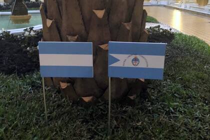 La "palmerita" tiene banderas con un mensaje