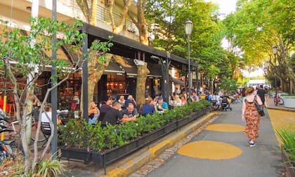 La animada Peatonal Fernández de Enciso.