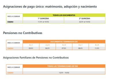 La Anses difundió el calendario de pago de sus prestaciones