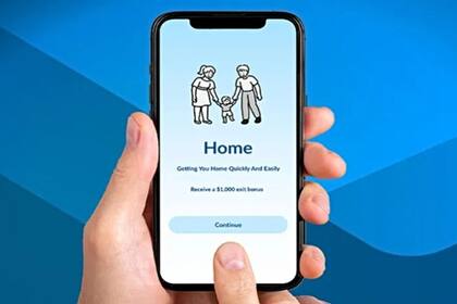 La aplicación CBP Home se puede descargar en cualquier teléfono móvil mediante Apple Store o Google Play