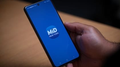 La aplicación New York MiD está disponible en App Store o Google Play; es gratuita