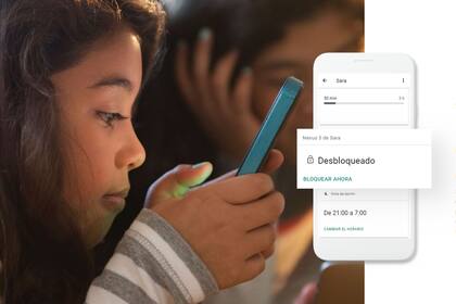 La aplicación permite definir un horario en el que el equipo no se puede usar, como la hora de cenar o el tiempo de estudio