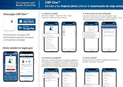 La app CBP One permite programar citas y otros servicios