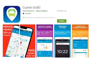Ciudad: debuta la app "Cuándo SUBO", que indica a qué hora pasan los colectivos