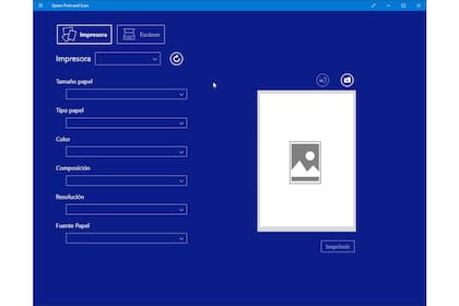 La app Epson Print and Scan no ve ni la impresora ni el scanner conectados a Windows; con la función nativa de Windows la impresora anda, porque usa drivers genéricos, pero con muchas limitaciones