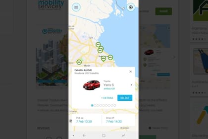 La app Toyota Mobile Services