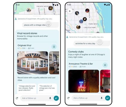 La app trabaja hace un tiempo con IA generativa conversacional para descubrir lugares