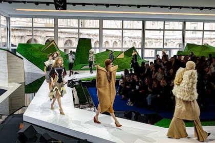 La apuesta fue por el volumen y las proporciones inesperadas