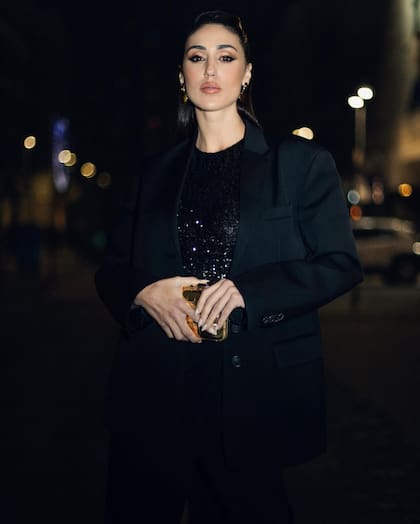La argentina Cecilia Rodríguez, modelo e influencer, está radicada en Italia desde hace años y siempre brilla en las alfombras rojas.