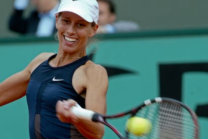 Clarisa Fernández había sido la última semifinalista argentina en Roland Garros, en 2002