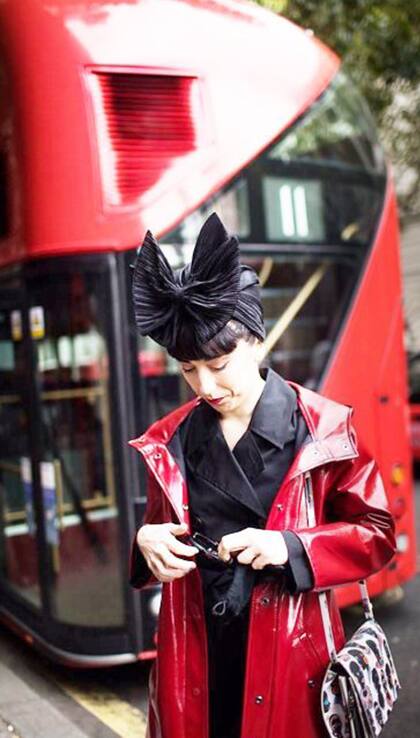 La argentina Florencia Tellado presentó sus sombreros