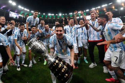 La Argentina fue campeón de América en el Maracaná en 2021 y defenderá su corona en Estados Unidos