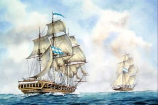 La historia del corsario de origen francés que plantó la bandera nacional en EE:UU.