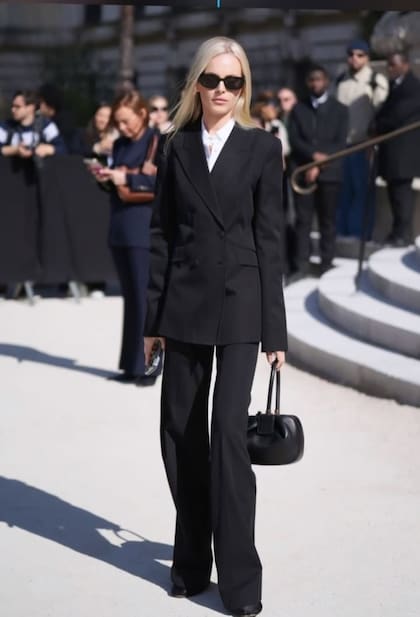 La argentina Sofía Achaval llega al desfile otoño-invierno de Chanel