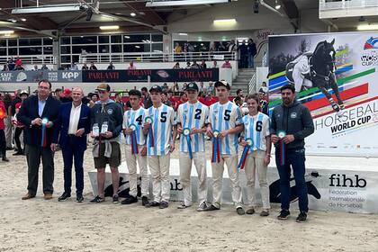 La Argentina tuvo una destacada actuación en el Mundial de Horseball 2022 en Saint Lo- Francia