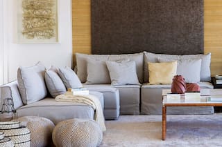 Mix de texturas y mucha luz en un departamento de Belgrano