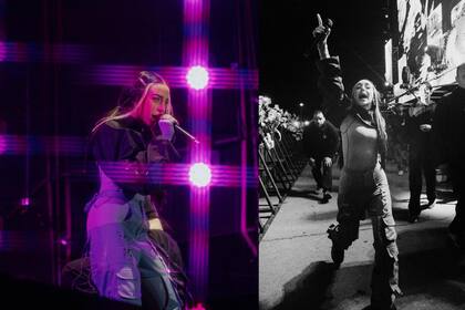 La artista argentina viajó a Uruguay para participar del show.