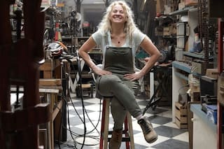 Desde los seis años se dedica al arte: ahora es paisajista y una reconocida escultora