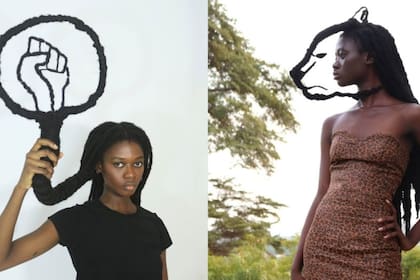 La artista envía poderosos mensajes en cada una de sus obras