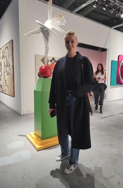 La artista Isabel Englebert