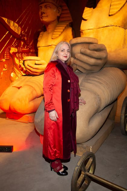 La artista Nicola Costantino.