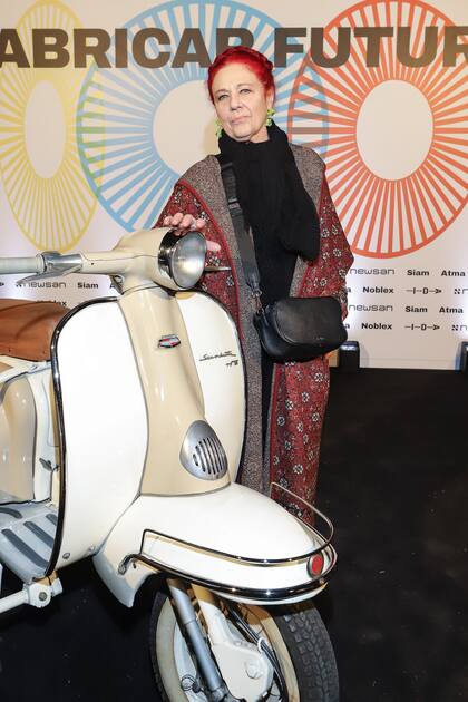 La artista plástica Renata Schussheim, en el Auditorio de Amigos de Bellas Artes.