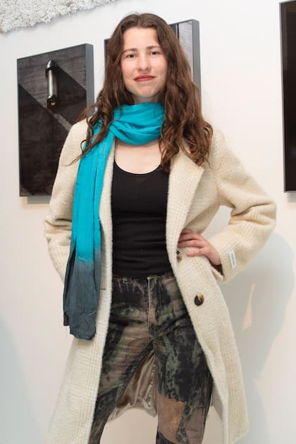 La artista visual Claire Dunne, infaltable