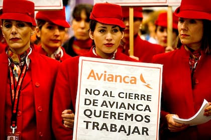 La Asociación Argentina de Aeronavegantes (AAA) que conduce Juan Pablo Brey, realizaron una movilización y protesta en Aeroparque.