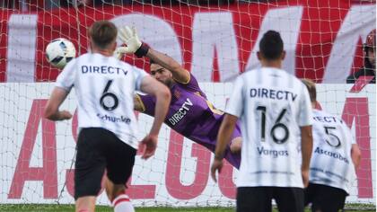 La atajada del penal de Sappa, el pico más alto de emoción