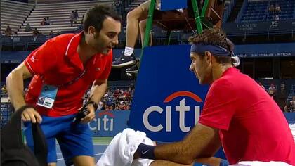 La atención médica que recibió Juan Martín del Potro