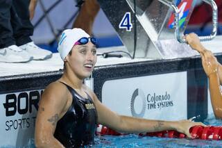 Agostina Hein batió un nuevo récord y ganó los 400 metros libre en el Parque Olímpico