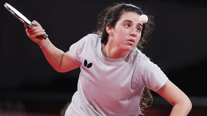 La atleta siria de tenis de mesa Hend Zaza, de 12 años, fue la competidora más joven en los Juegos.