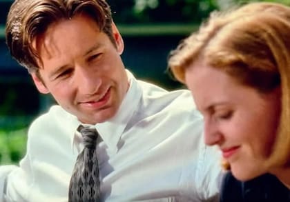 La atracción en pantalla entre Anderson y Duchovny no era coherente con lo que sucedía en el set