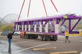 Nueva montaña rusa récord en Six Flags: primeras imágenes y detalles de la construcción